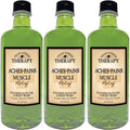 Village Naturals Therapy Aches And Pains Muscle Relief Foaming Bath Oil And Body Wash front view bottles
