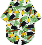 Hawaiian Dog Shirt - Lightweight and Breathable Summer T-Shirt with Tropical Prints, Fun Beach Outfit for Small, Medium, and Large Dogs, Perfect for Hot Days and Outdoor Vacation.Flamingo M - Image 9