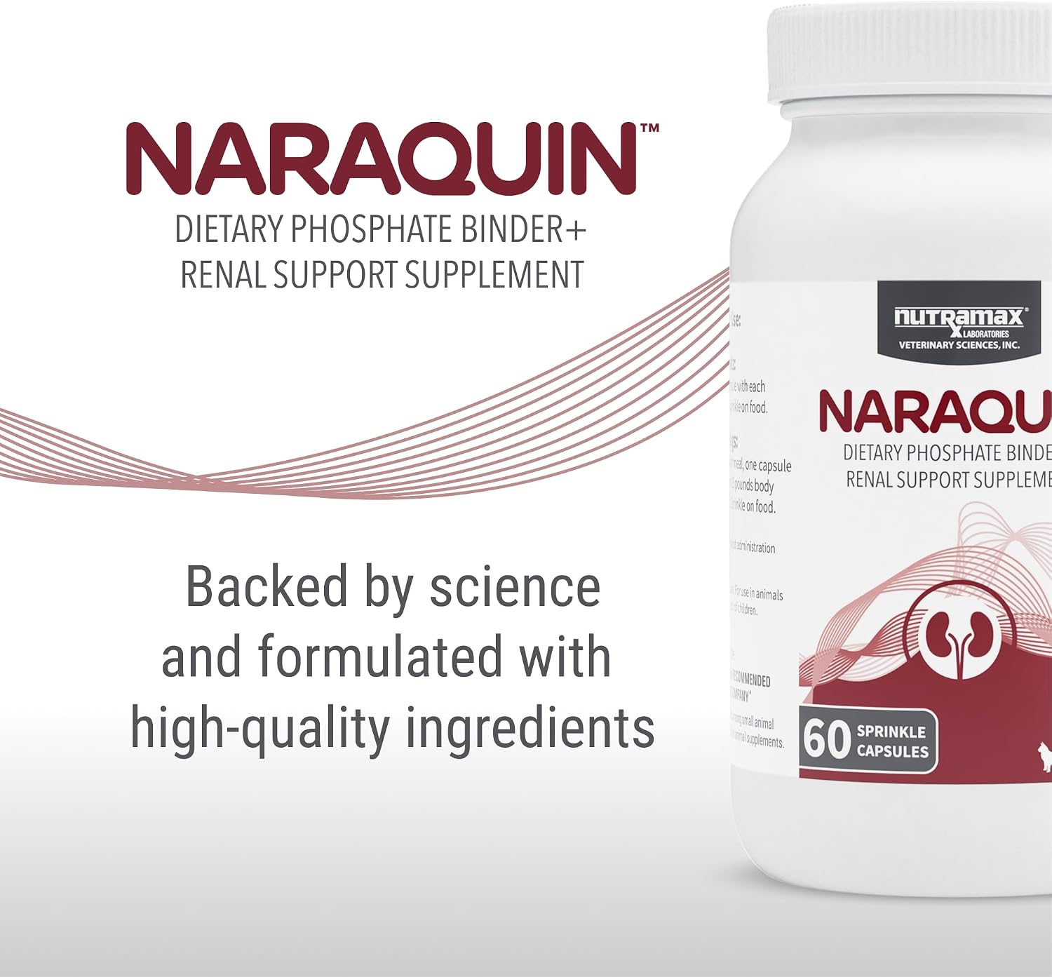 Nutramax Naraquin renal supplement 60 count bottle