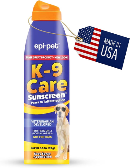 Epi-Pet K-9 Care Sunscreen, Paws to Tail Protection, Prevents Sunburns on Dogs and Horses, Sun Protector Spray, SPF 30+, Non-Greasy/Oily Solution - 3.5 oz (Pack of 2) - Image 10