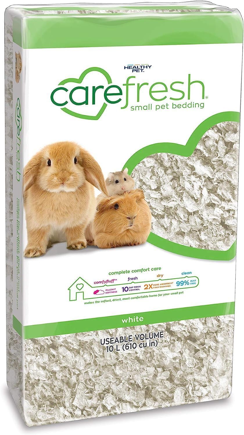Carefresh Small Pet Bedding, 99% Dust-Free Natural Paper with Superior 10 Day Odor Control & Absorption for Guinea Pigs, Hamsters, Rabbits, & Rats, 60 L - Image 13