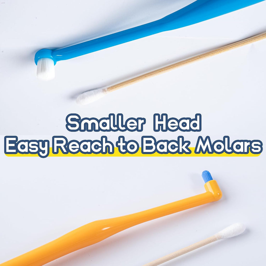 MoonyMars pet toothbrush kit for small breeds and kittens