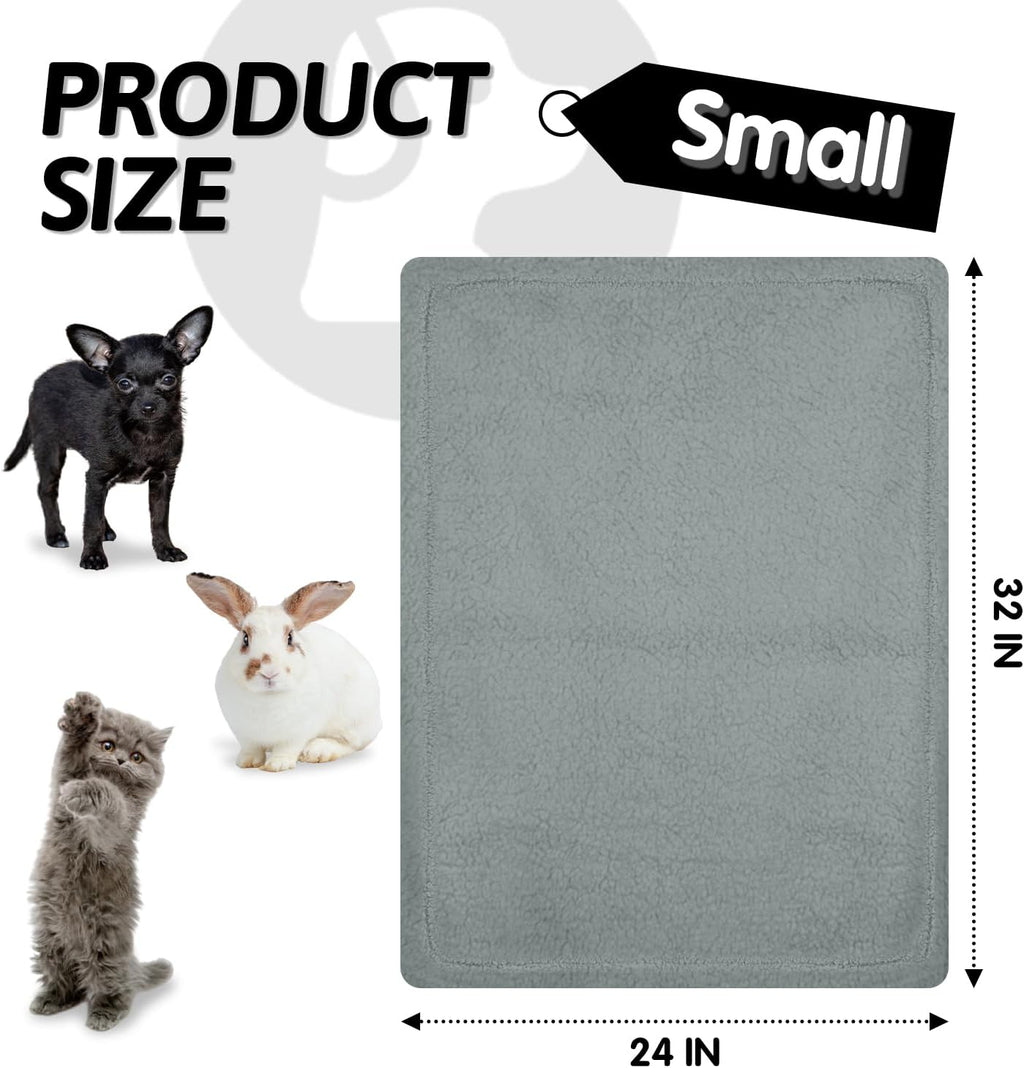 Furrybaby premium warm pet throw protecting a car seat during travel