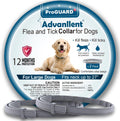 Advanllent flea and tick collar for dogs front view packaging