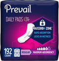 Prevail Maximum Absorbency Bladder Control Pads front packaging for women