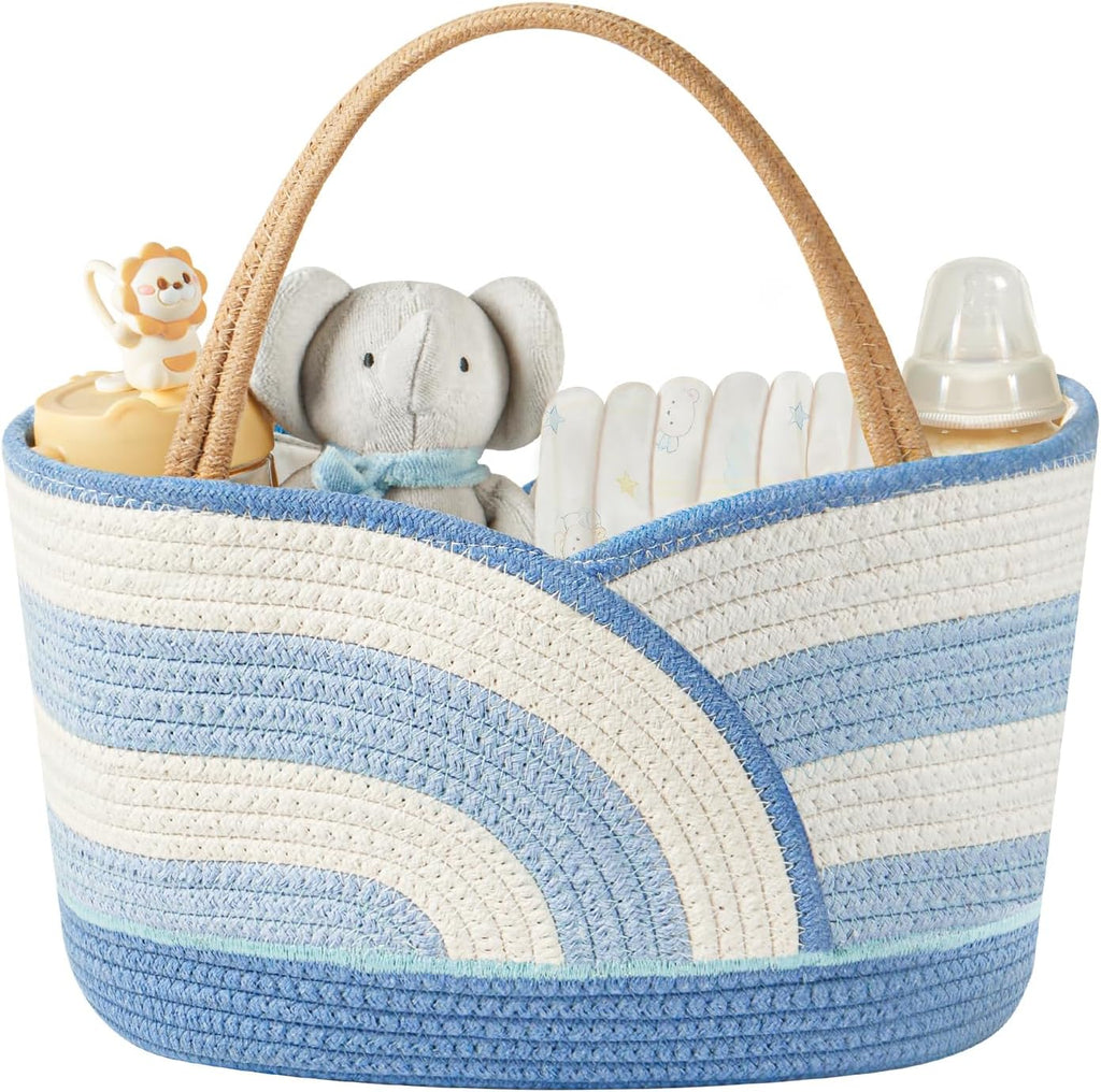 Babygreat portable cotton rope diaper caddy front view