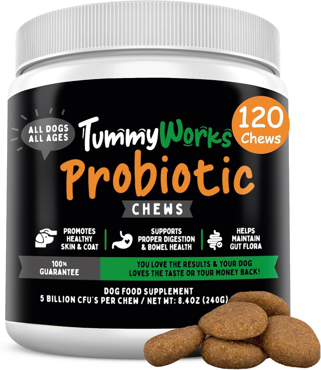 TummyWorks Probiotics for Dogs and Cats. 160 Scoops Probiotic Powder for Digestive Health, Gut, Immunity, Energy, Skin & Coat. 10 Strains, 5 Billion CFUs with 6 Enzymes & Prebiotics. Made in USA. - Image 10