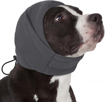 AOFITEE Dog Calming Hoodie - Anti-Slip Dog Ear Muffs Cover for Noise Anxiety, No Shake Ear Wrap for Dogs Hematoma, Adjustable Dogs Headband for Grooming, Fireworks, Thunderstorms, LightPink L - Image 13