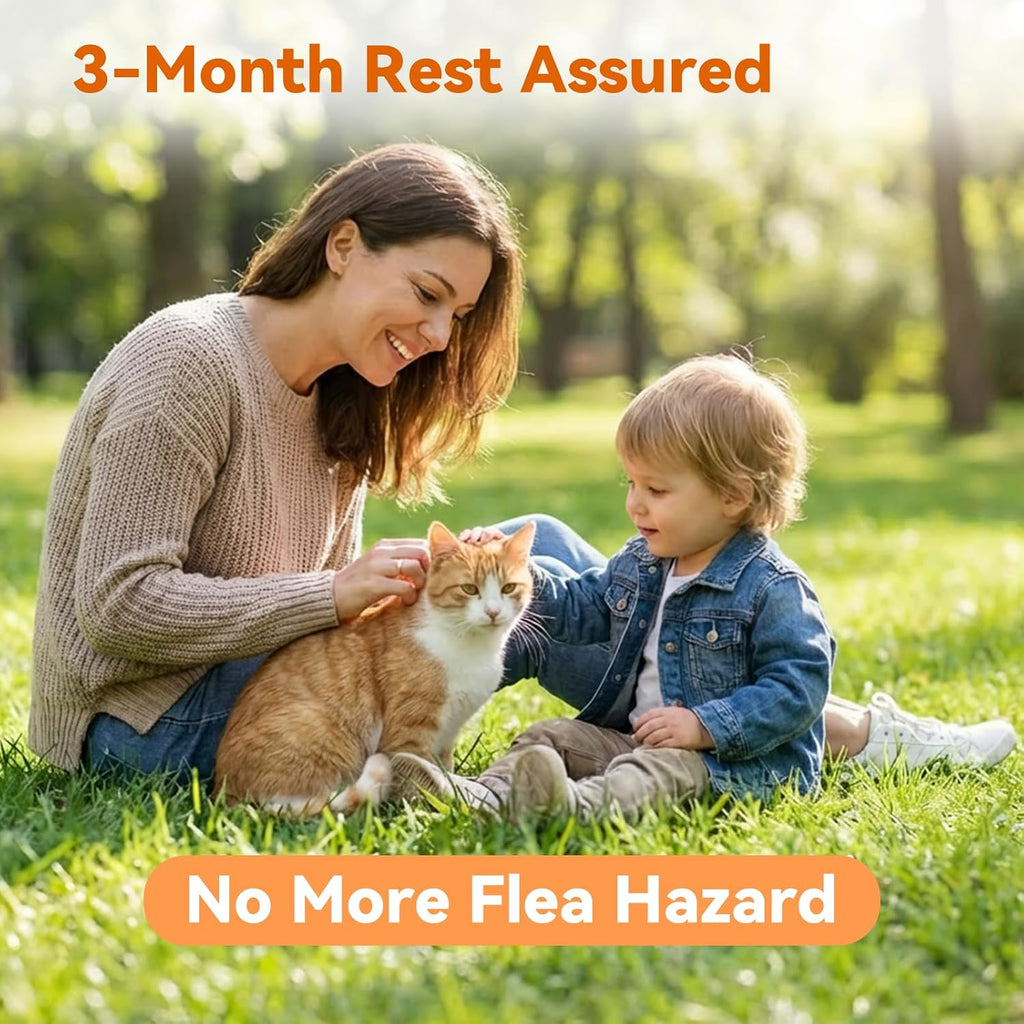 PUAINTA Addcool Plus Flea and Tick Prevention for Cats & Kittens, Professional Topical Treatment, 3 Monthly Doses, Fast-Acting Waterproof Cat Flea Drops - Image 9