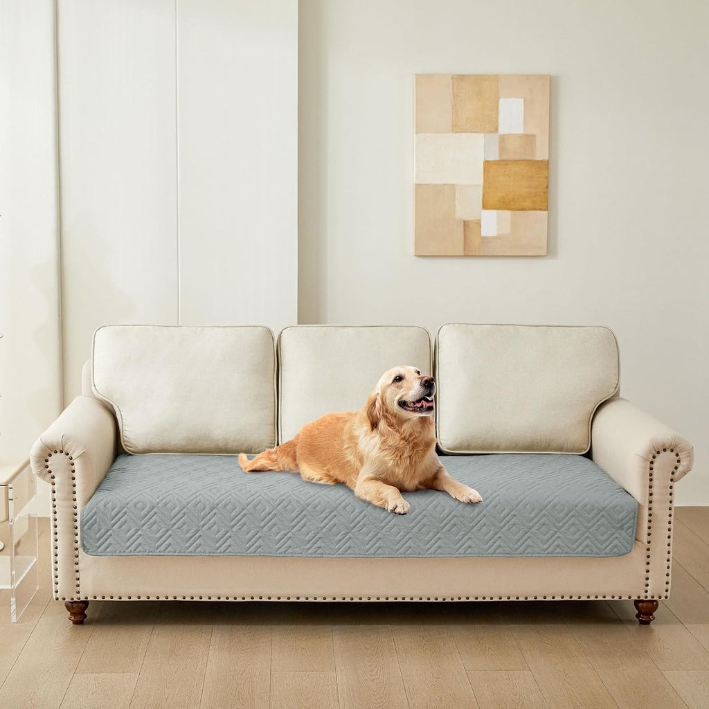 Hyha durable pet couch cover being prepared for machine washing