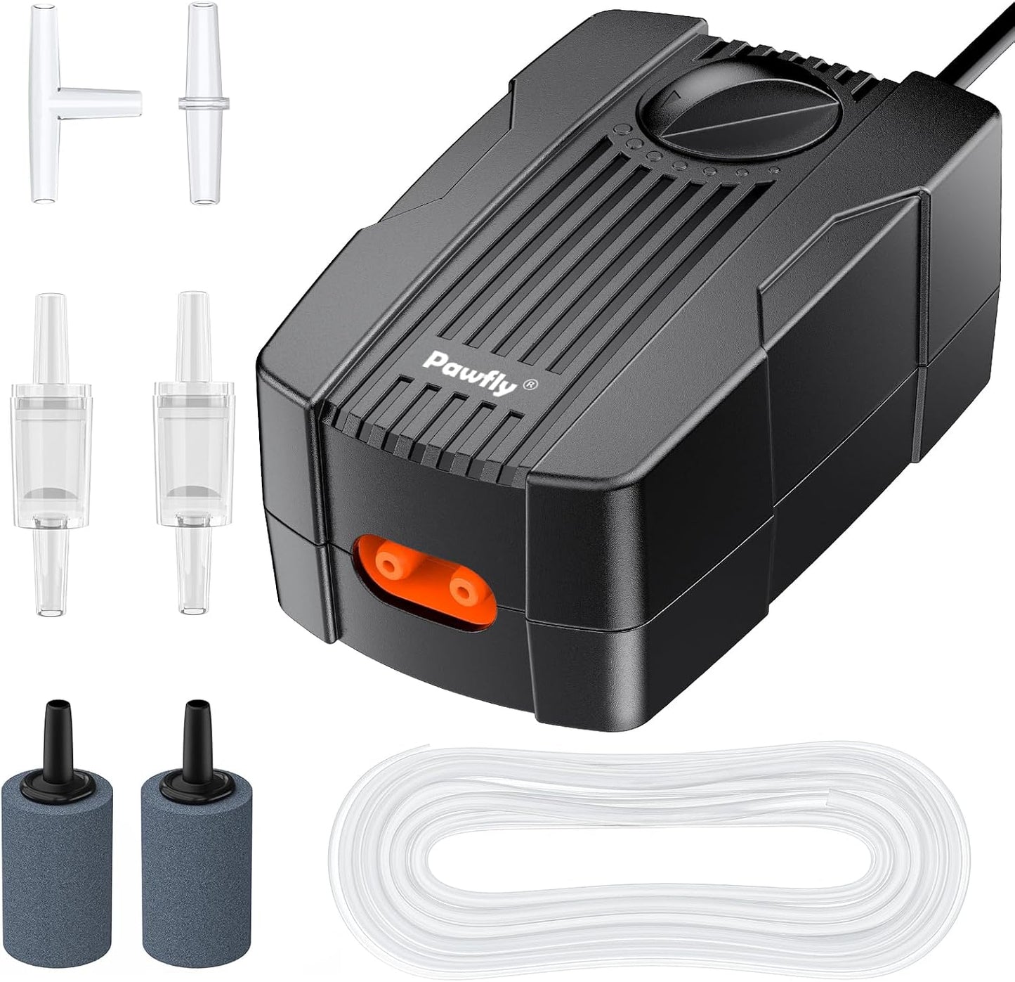 Detailed view of Pawfly aquarium pump air flow regulator