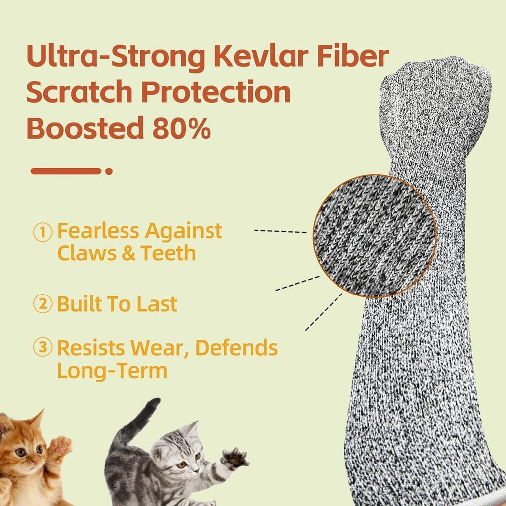 MANON ROSA protective arm sleeves showcasing the thick non toxic material weave.