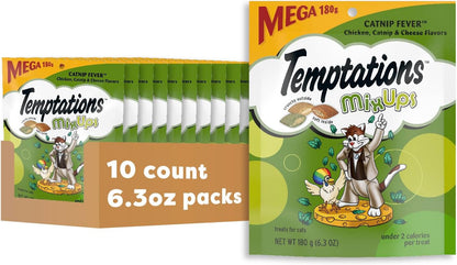 Temptations Cat Treats, Classic Crunchy and Soft Cat Treats, Catnip Fever Flavor, Catnip Treats, 16 oz. Tub - Image 15