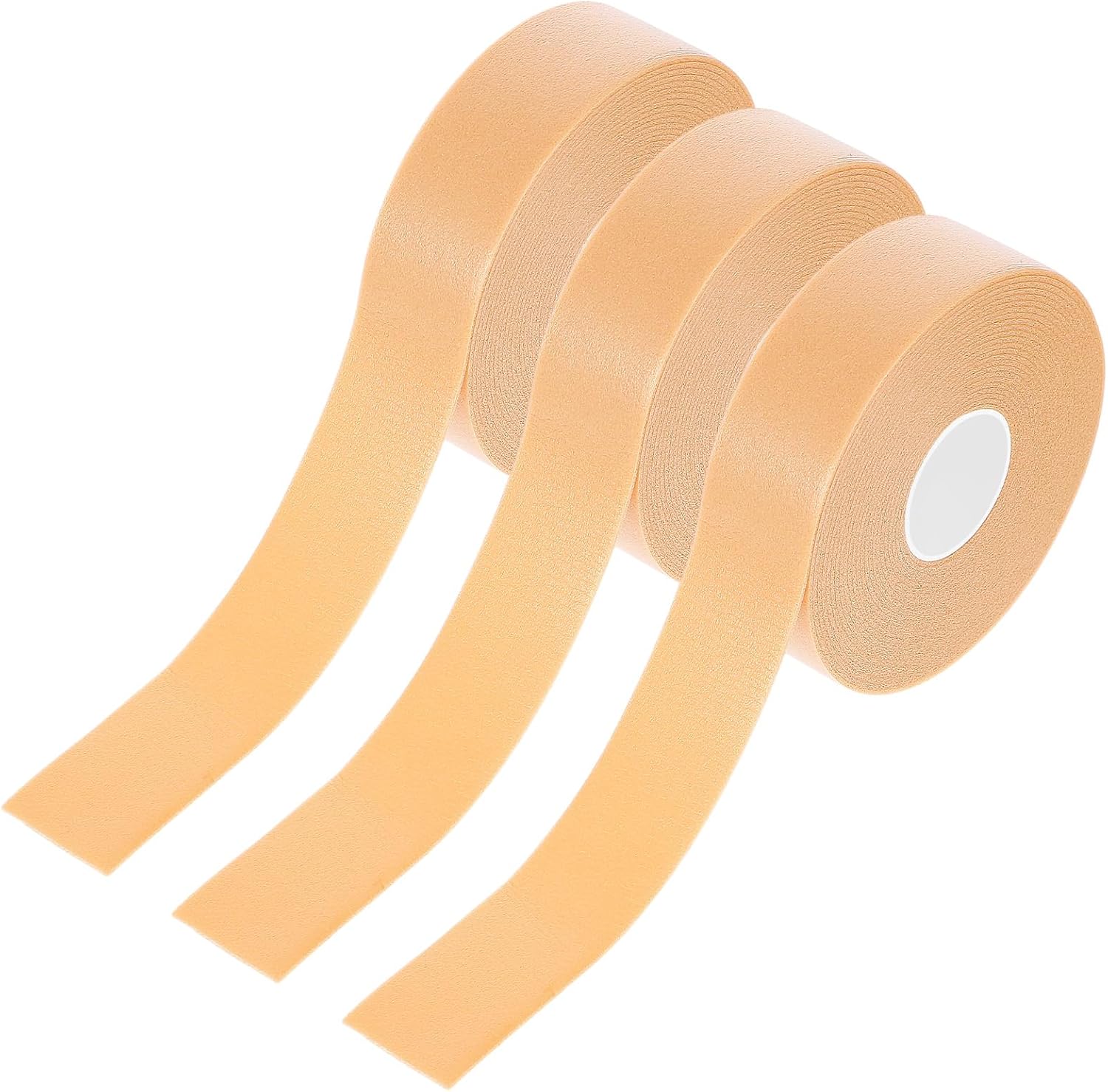 Ezymivs Moleskin Foot Tape three rolls front view for blister prevention.