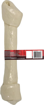 Cadet extra large beef hide dog chew bone thirteen to fourteen inches