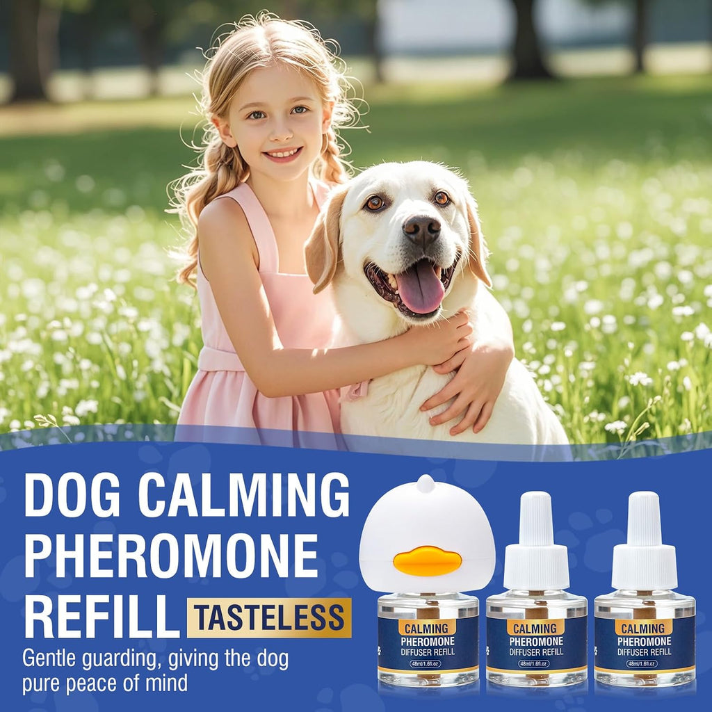 Authentic LKBHGF veterinary recommended canine calming kit with packaging graphics explaining anxiety reduction