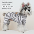 High-cut belly design feature on the XPUDAC puppy clothes.