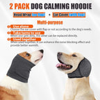 SlowTon dog ear muffs noise protection pack of two