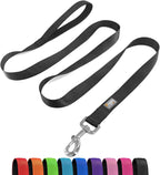 Dog Leash 6 FT Padded Handle Nylon Reflective Dogs Leashes for Medium Dogs Black - Image 13