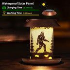 Tepaken outdoor solar lantern bird feeder top metal cover and solar panel