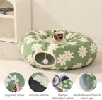 Pesen non slip pet lounge bed suitable for indoor cats.