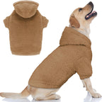 Machine washable polyester fleece dog jacket