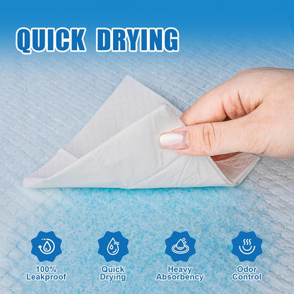 VISRIE 100 Pack 30"x36" Extra Large Dog Pee Pads - Super Absorbent & Leak-Proof Disposable Puppy Training Pads, Quick-Dry 5-Layer XL Potty Piddle Pads for Housebreaking & Crates - Image 3