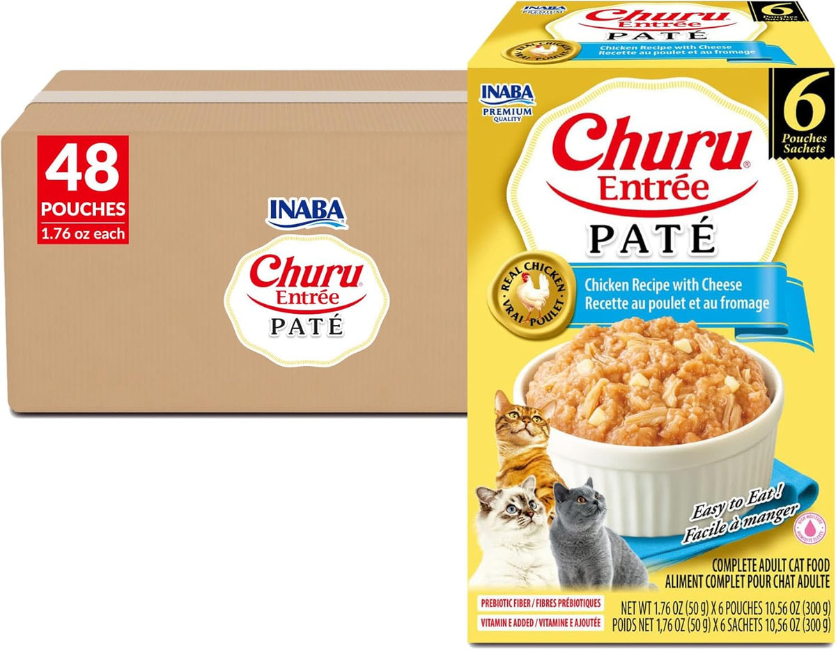 INABA Churu Entre Pate for Kittens, Grain-Free, High Moisture, Prebiotic Wet Cat Food, 1.76oz. per Pouch, 6 Pouches, Chicken Recipe with Tuna - Image 14