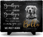 Personalized Cat Memorial Stone, Headstones Gift for Cat Lovers, Loss of Sympathy Gifts with Customizable Photo Prints, Name, Years, Background Color - Image 12