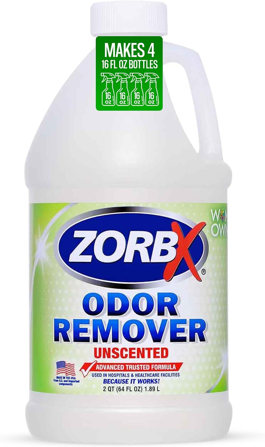 ZORBX Unscented Odor Eliminator for Strong Odor 16 Fl Oz - Used in Hospitals & Healthcare Facilities - Advanced Trusted Formula, Fast-Acting Odor Remover Spray for Dog, Cat, House & Carpet - Image 10