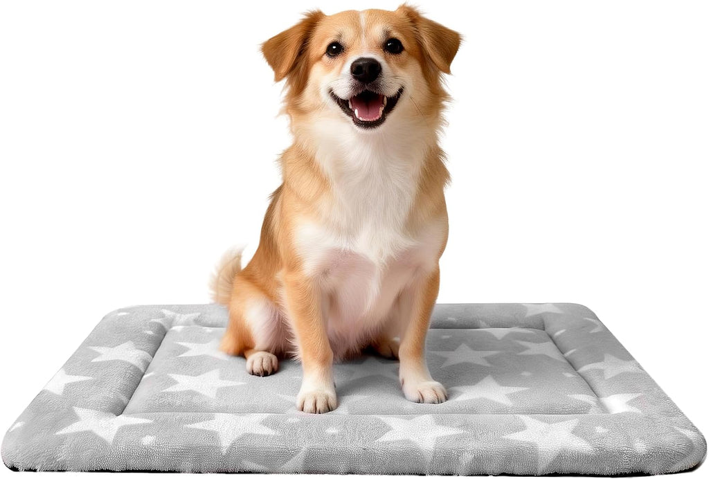 Dog Bed Mat for Crate, Soft Kennel Pad, Durable Comfort Mat for Dogs and Cats, Home and Crate Use (Gray, 18"*14"*1.5") - Image 12
