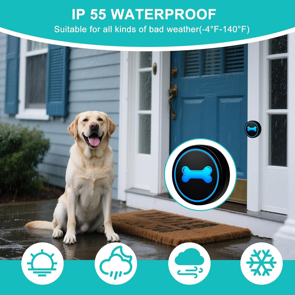 Yoiilifee long range wireless doorbell box set