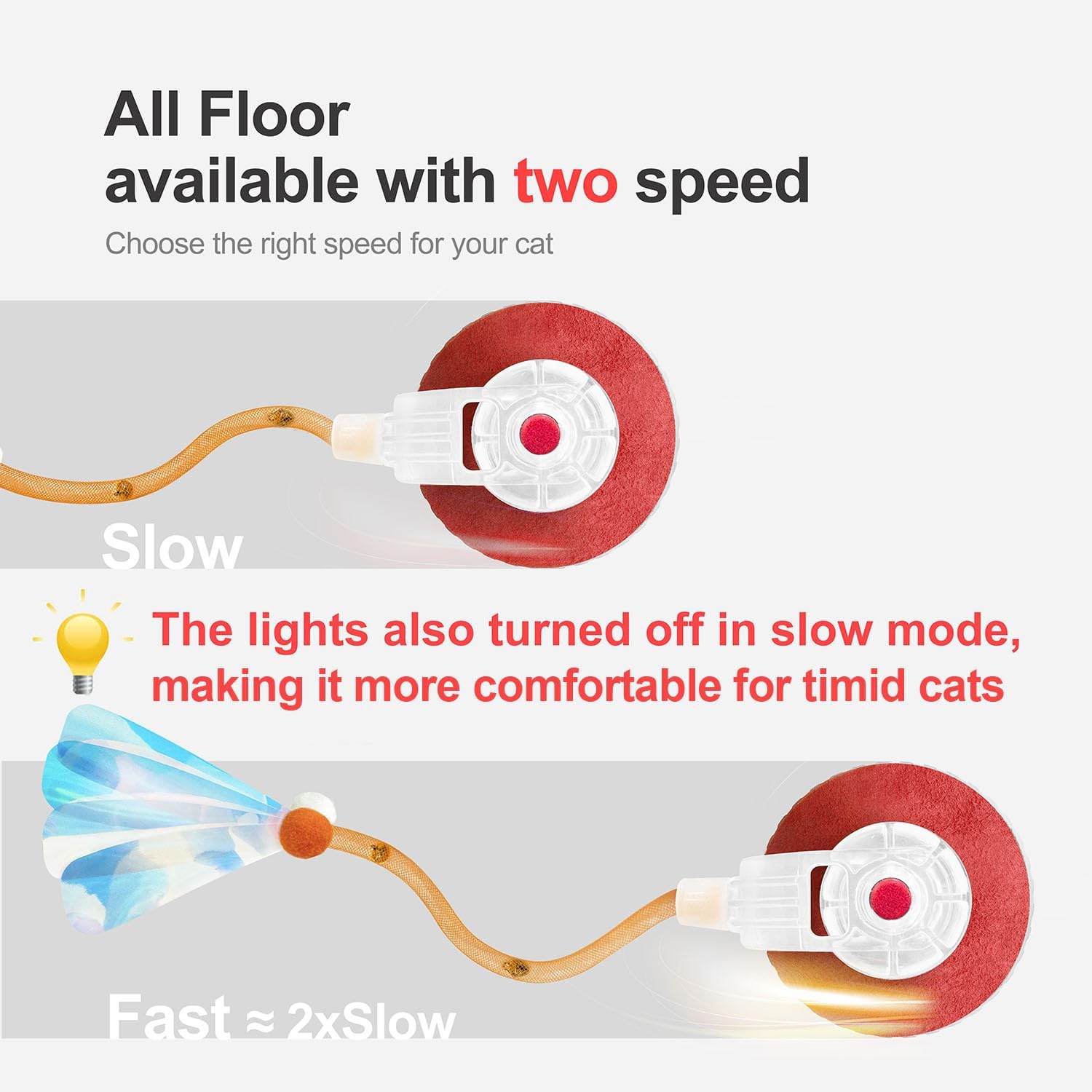 Jkanti cat ball toy moving on carpet