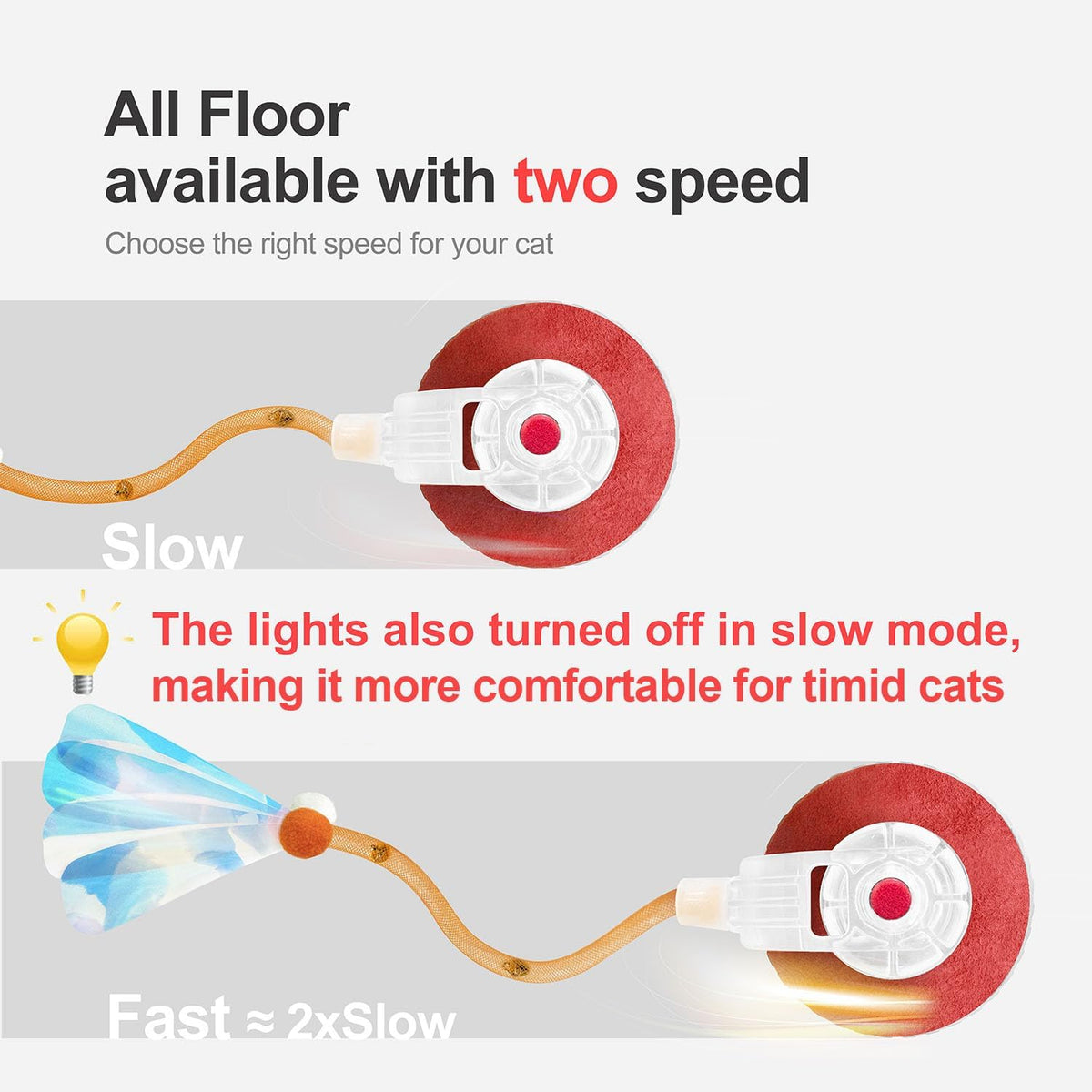 Jkanti cat ball toy moving on carpet
