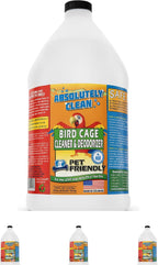 Absolutely Clean Amazing Bird Cage Cleaner and Deodorizer - Just Spray/Wipe - Safely & Easily Removes Bird Messes Quickly and Easily - Made in The US - Fragrance Free (16oz Pack of 1) - Image 13