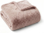 4 Cats & Dogs Leak Resistant Mini Faux Fur Throw, Soft European Faux Fur Pet Blanket, Velvet Backing, 40 x 30 Inch Cozy Furniture Protector for Pets, Machine Washable (Taupe) - Image 12