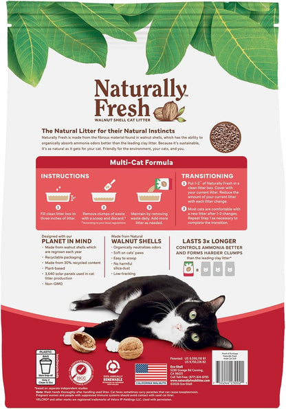 Naturally Fresh multi-cat formula eco-friendly branding