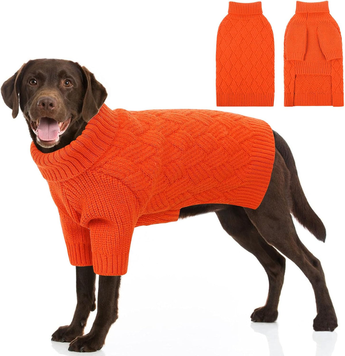 SUNFURA cold weather puppy sweatshirt texture details