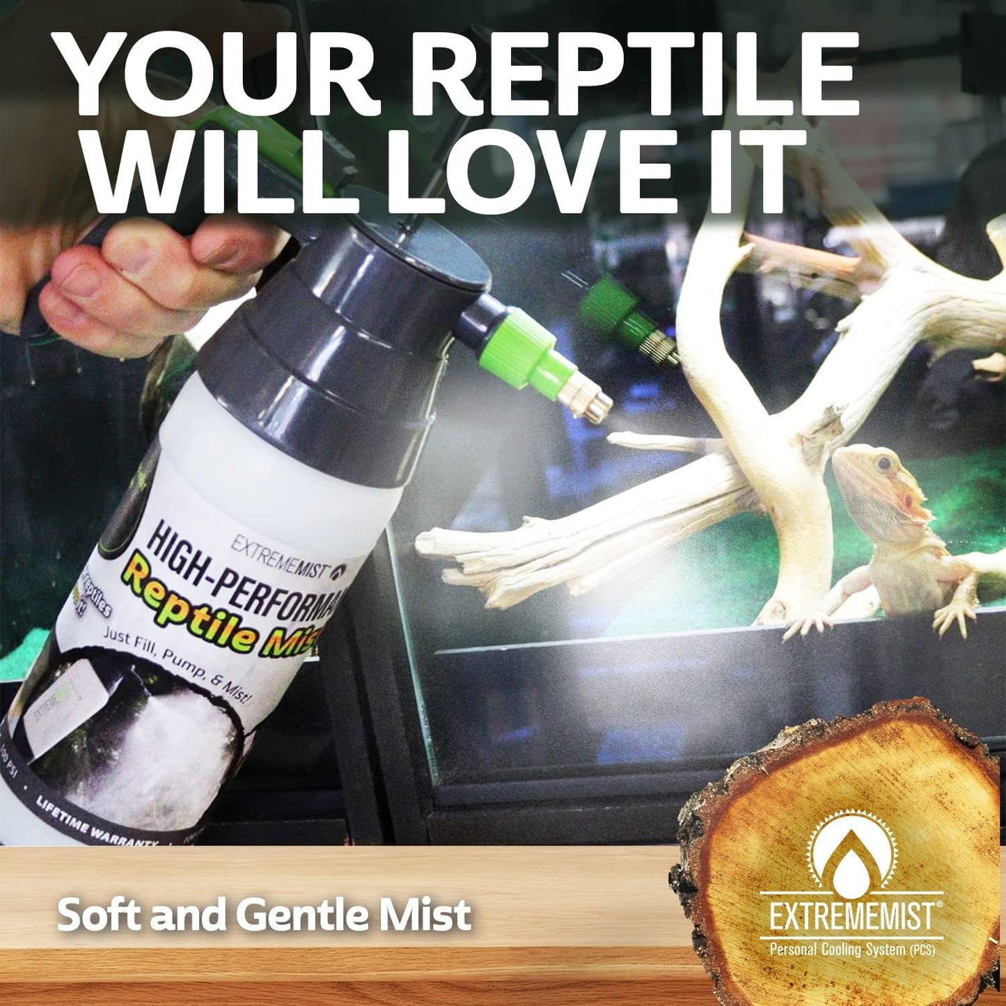ExtremeMist terrarium humidifier for chameleons and geckos