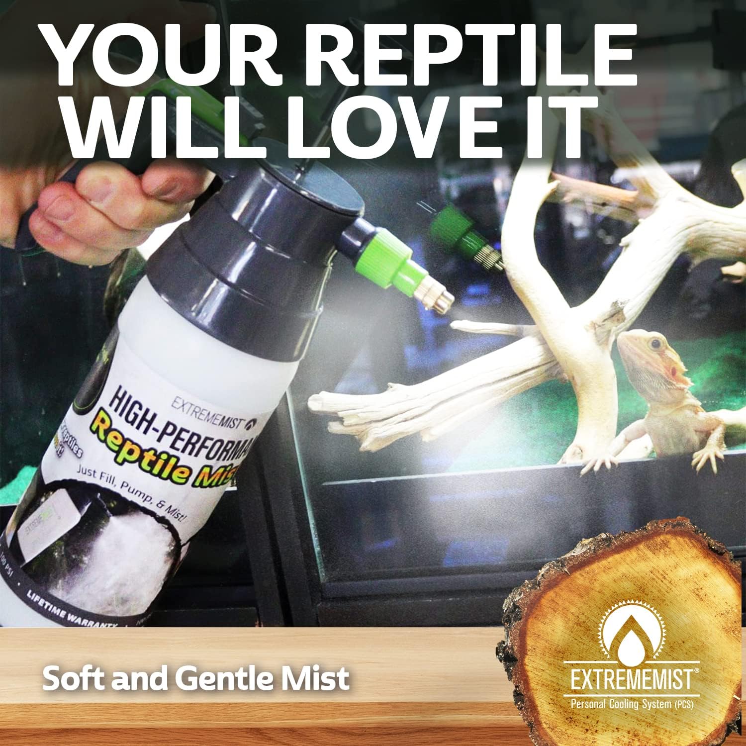 ExtremeMist terrarium humidifier for chameleons and geckos