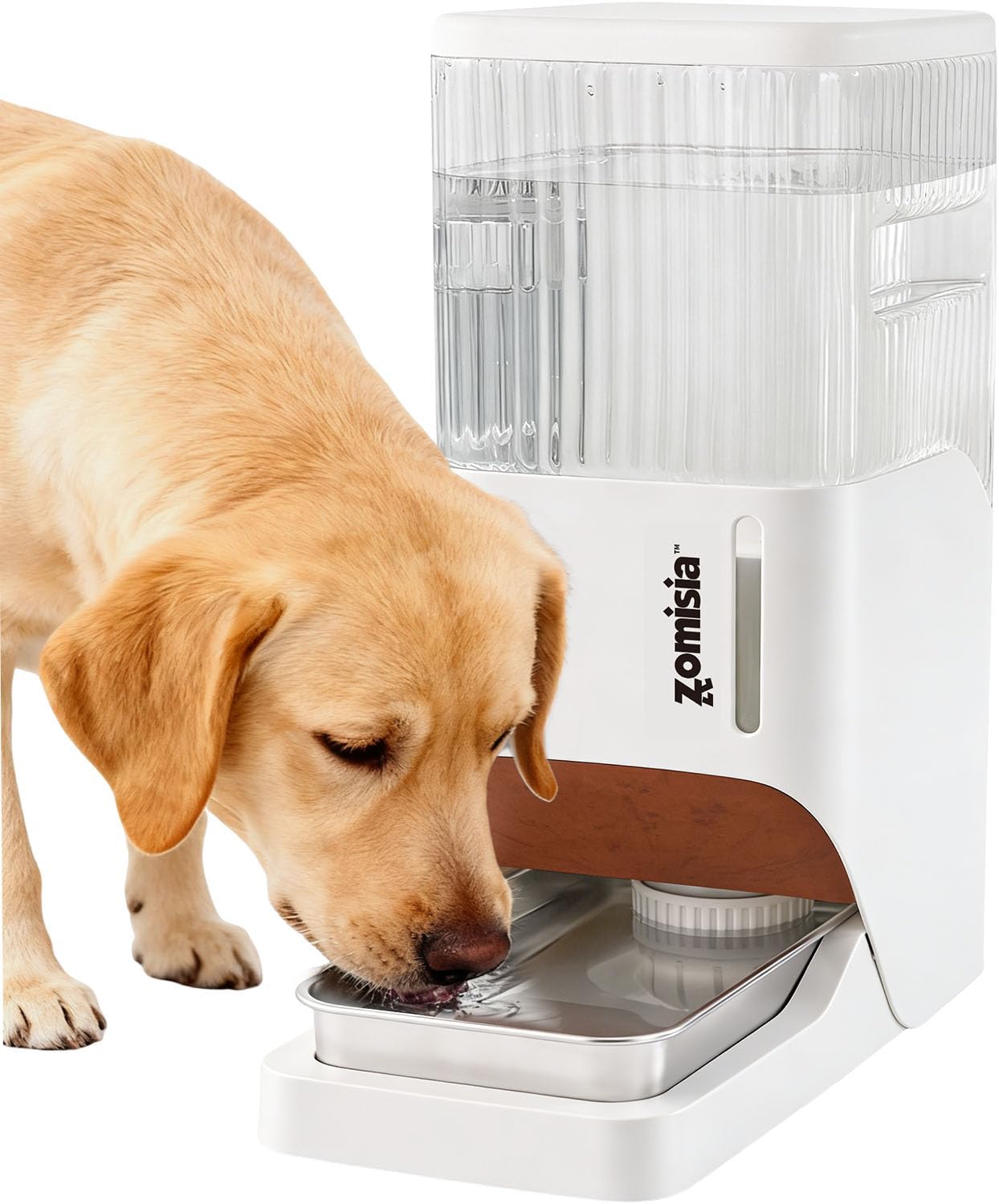 ZOMISIA Automatic Dog Water Dispenser 8L with Stainless Steel Bowl, Gravity Large Capacity Water Bowl for Dogs, 2 Gallon Pet Waterer 100% BPA Free, Black - Image 11