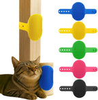 HGEKLIZV 5PCS Pet Cat Grooming Brush front view showing five distinct color options