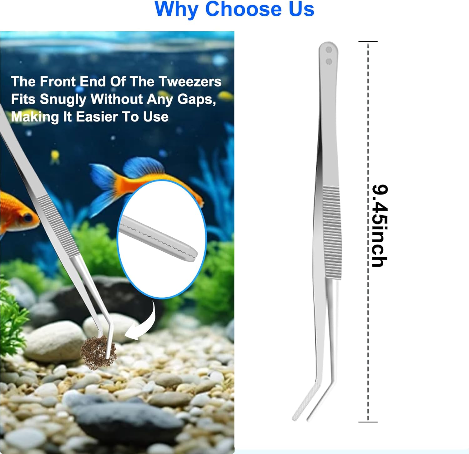 Replacing the heavy-duty razor blade on the professional aquarium scraper tool head safely.