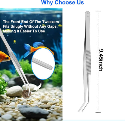 Replacing the heavy-duty razor blade on the professional aquarium scraper tool head safely.