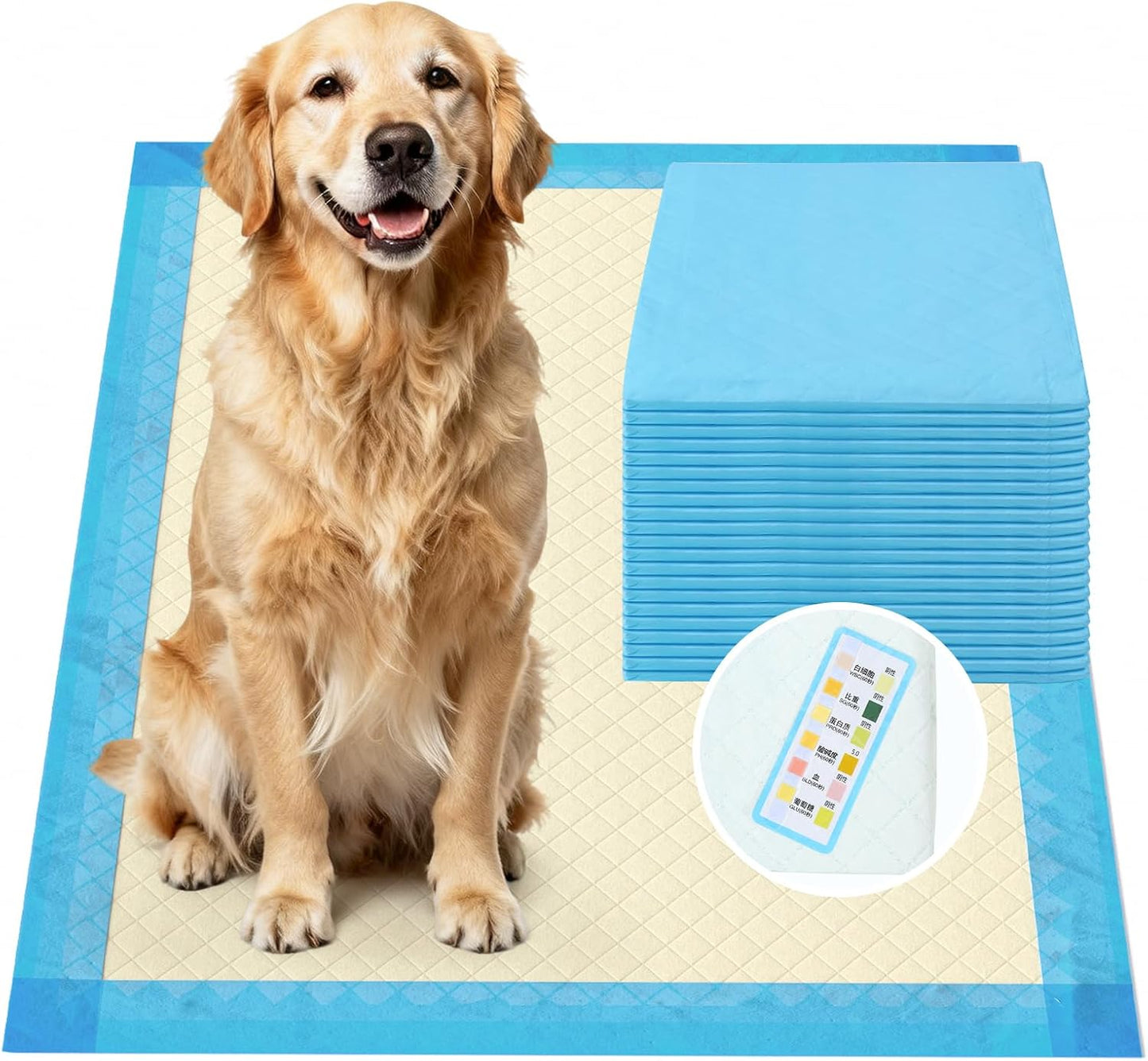 Gardner Pet Ultra Absorbent Thicker Dog Pee Pads Extra Large XL 28"x34" Leak-Proof Odor-Control Blue Puppy Training Pads Full Edge-Wrapping Pad for Dogs Dogs, Puppies, Doggie, Cats, Rabbits - 30 Ct - Image 9