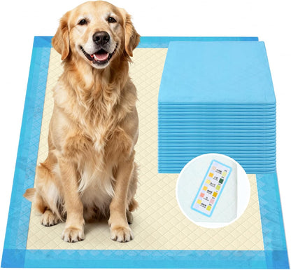 Gardner Pet Ultra Absorbent Thicker Dog Pee Pads Extra Large XL 28"x34" Leak-Proof Odor-Control Blue Puppy Training Pads Full Edge-Wrapping Pad for Dogs Dogs, Puppies, Doggie, Cats, Rabbits - 30 Ct - Image 9
