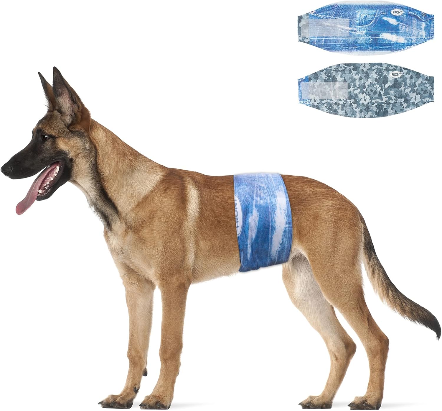 Dono male dog wraps showcasing the anti leakage design and moisture absorbing core