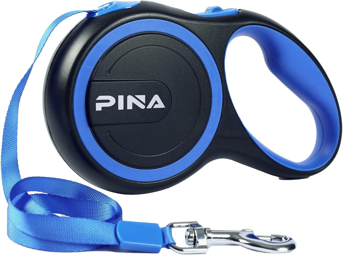 PINA Retractable Dog Leash, 26ft Dog Leash for Small Medium Large Dogs Up to 110lbs, 360 degrees Tangle-Free Strong Reflective Nylon Tape, with Anti-Slip Handle, One-Handed Brake, Lock - 2PACK - Image 11