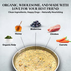 Healthy Dogma PetMix freeze dried dog food ingredient label