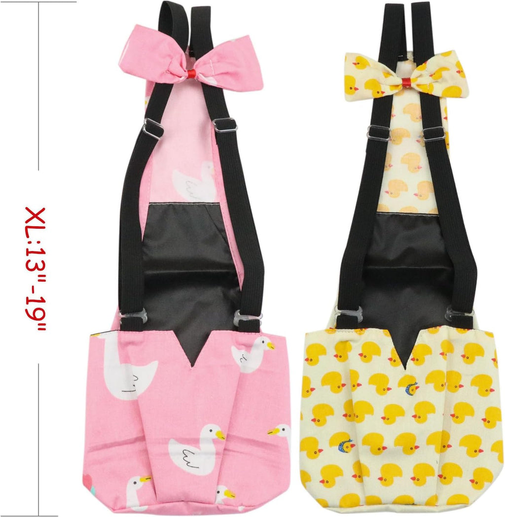 BestParts reusable duck diaper showing waterproof inner lining
